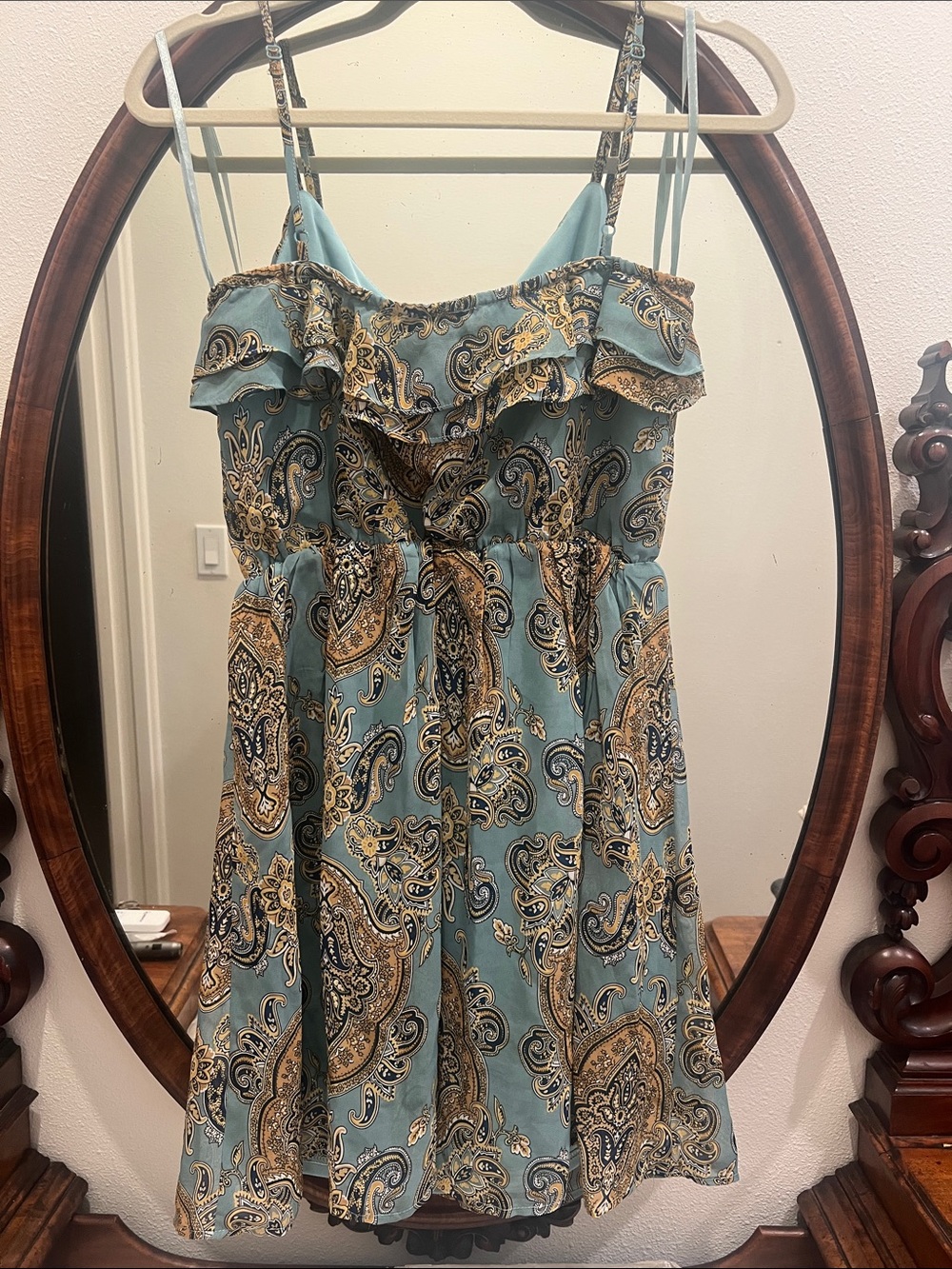 Paisley Ruffle Sundress/Long Tunic - Picture 6 of 6